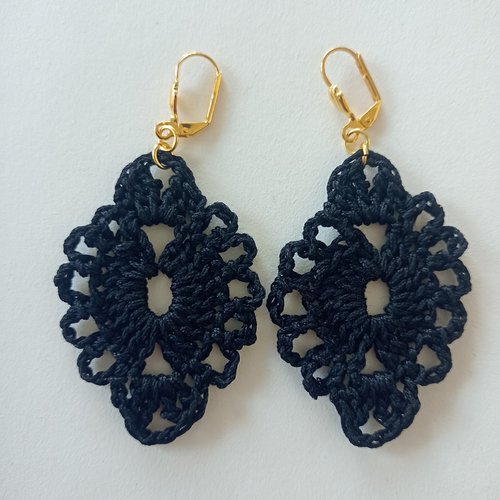 Filigranes maria noir mat