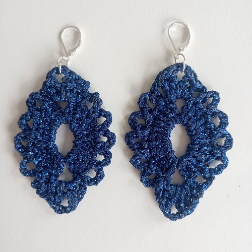 Filigranes maria bleu pailleté