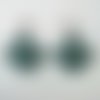 Filigranes dentelle vert sapin