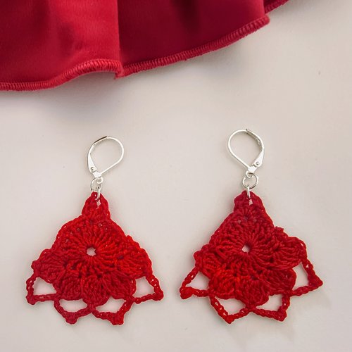 Filigranes soléa rouge flamenco