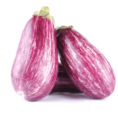 20 graines de aubergine "listada de gandia", solanum melongena