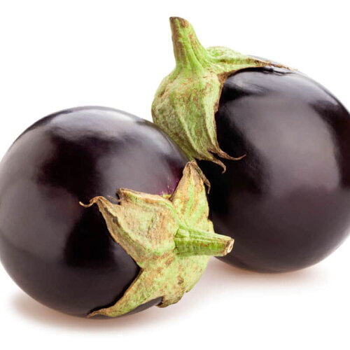 40 graines de aubergine &quot;ronde de valence&quot;, solanum melongena