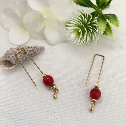 Boucles d’oreilles pendantes/fantaisie/bijou femme