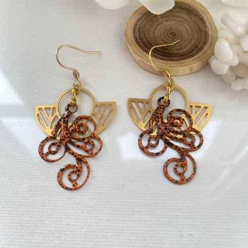 Boucles d'oreille pendante