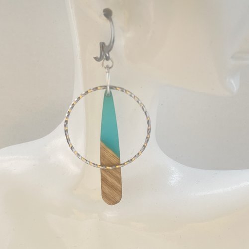 Boucles d'oreille turquoise