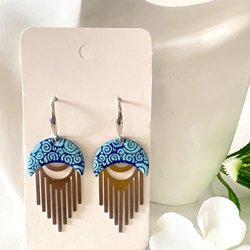 Boucles d'oreille pendante