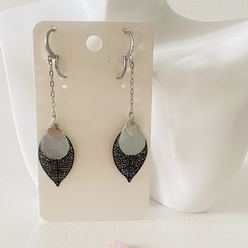 Boucles d'oreilles pendante, bijou femme fantaisie