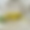 Boucles d'oreilles fleur jaune/ bijou fantaisie/bijou femme