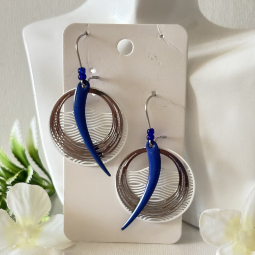 Boucles d'oreille pendante, créole,fantaisie
