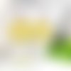 Boucles d'oreilles pendante, jaune