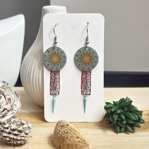 Boucles d’oreilles ronde