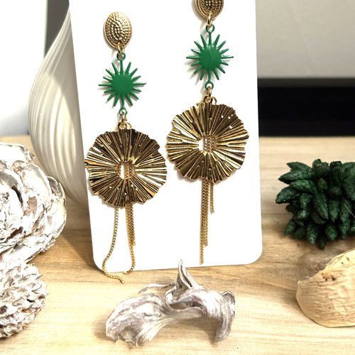 Boucles d'oreilles noël,cadeau femme bijou original