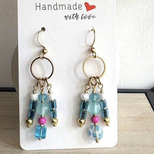 Boucles d’oreilles perles