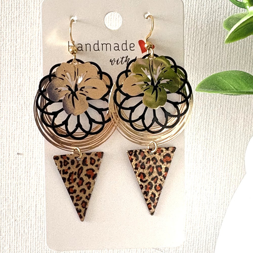 Boucles d'oreille pendante fantaisie femme