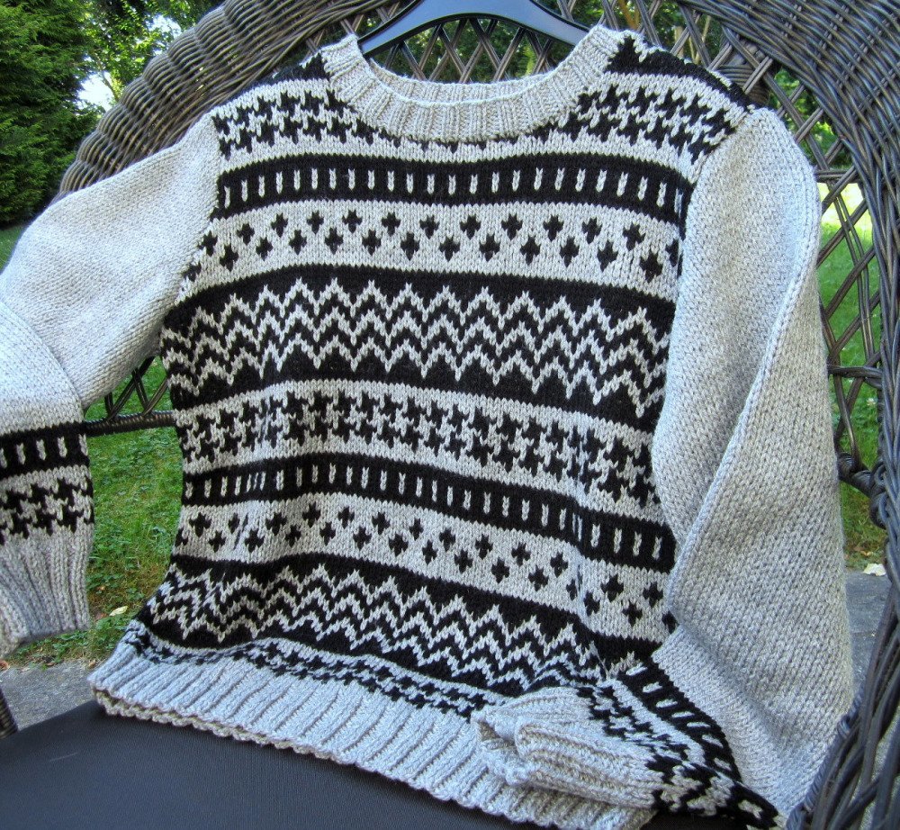 Eric Pull Jacquard T 12 Ans Tricot Main Enfant Garcon Vegan Un Grand Marche