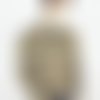 Lichen - pull homme alpaga et laine - taille l (large) - tricoté main