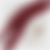 Fermeture à glissière 18 cm - rouge bordeaux 