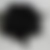 Plumes de dinde noir sur un ruban de 10 cm 