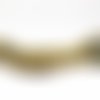 Alv1k - lot de 25 perles naturelles en lave de roche vert jaune kaki de 8mm de diamètre 