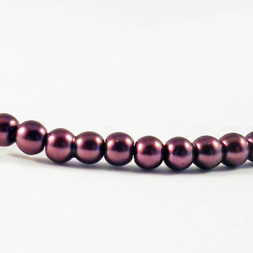 Psm57c - lot de 10 perles magiques de couleur marron cuivré métallique à reflets brillants de 4mm x 4mm 