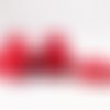 Bp136 - prix réduit! 1 jolie breloque pendentif en brique rouge buddha bien portant sculpté main mandarin 