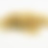 Fc85 - 20 anneaux de jonction ouvert en fer de couleur jaune de 6mm x 0,7mm. 