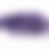 Fc83 - 20 anneaux de jonction ouvert en fer de couleur violet mauve électrique 