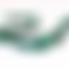 Pfm49v - lot de 5 perles en malachite vert à motifs naturels rayures ovales plates de 18x13mm 