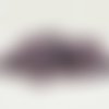 Fc78b - 1m de chaîne vieux lilas cendré pâle à reflets en aluminium de 6x4x1mm 