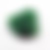 Bz126 - magnifique grande breloque pendentif en jade vert vieilli buddha heureux souriant bien portant asiatique 