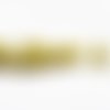 Psm42 - lot de 2 perles rondes 8mm en cristal disco shamballa strass jaune reflets doré scintillant électrique 