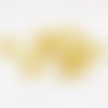 Inv31 - lot de 5 perles jaune translucide en forme de goutte en acrylique 