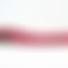 Pdl107 - lot de 10 perles en verre cristal à facettes de 8x5mm en abacus rubis rouge du brésil 