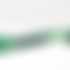 Pfm22 - 10 perles en agate onyx ronde aaa de 8mm teintes vert beige marron à reflets rayures 