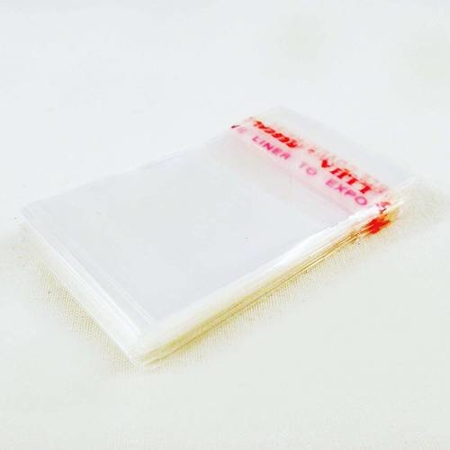 Lot de 200 petits sacs sachets plastique transparent auto adhésif de 3cm x 5cm 