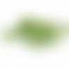 Fc35v - 10 anneaux de jonction ouvert doubles de couleur vert de 6mm x 2.5mm 