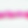 Pmc14 - lot de 10 perles texture mat caoutchouc de couleurs pop fluo néon teintes rose ton sur ton 