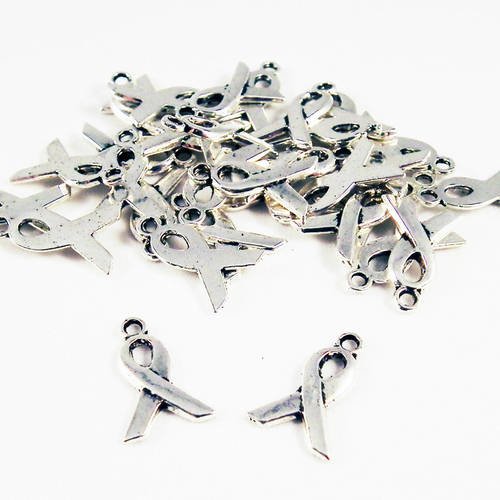 Lot spécial 2000 breloques cancer du sein 