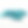 Pro28 - lot de 1000 petites perles de rocaille en verre opaque bleu vert aqua spacer