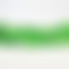 Ef06 - une enfilade de 70 perles précieuses 8x6mm vert en verre cristal à facettes 