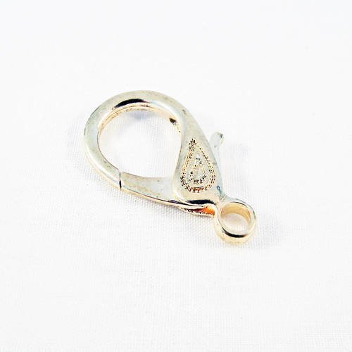 Grand fermoir à mousqueton de 30mm, couleur doré reflet or rose 