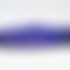 Psm23 - 10 perles précieuses 8x6mm bleu foncé en verre cristal à facettes 