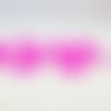 Psm20 - 10 perles précieuses rose vif 8x6mm en verre cristal swarovski fuchsia 
