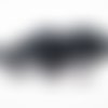 Fc14g - 20 anneaux de jonction ovales 7mm x 5mm ouvert de couleur noir 