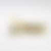 Cl36 - lot de 5 clous doré 50mm tête à motifs chapeau 