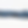 Une enfilade de 70 perles précieuses 8x6mm bleu électrique métallique en verre cristal à facettes 