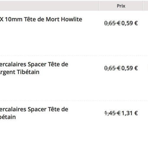 Lot spécial réservé pour mes-marottes commande spéciale 
