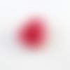 Magnifique breloque pendentif connecteur howlite buddha zen happy rouge 