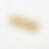 Bz62 - connecteur doré signe infinity infini ou forme de 8, 23mm x 8mm 