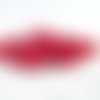 Psw57 - lot de 10 perles bicône verre cristal bicône de 4mm x 4mm de couleur rouge opaque 